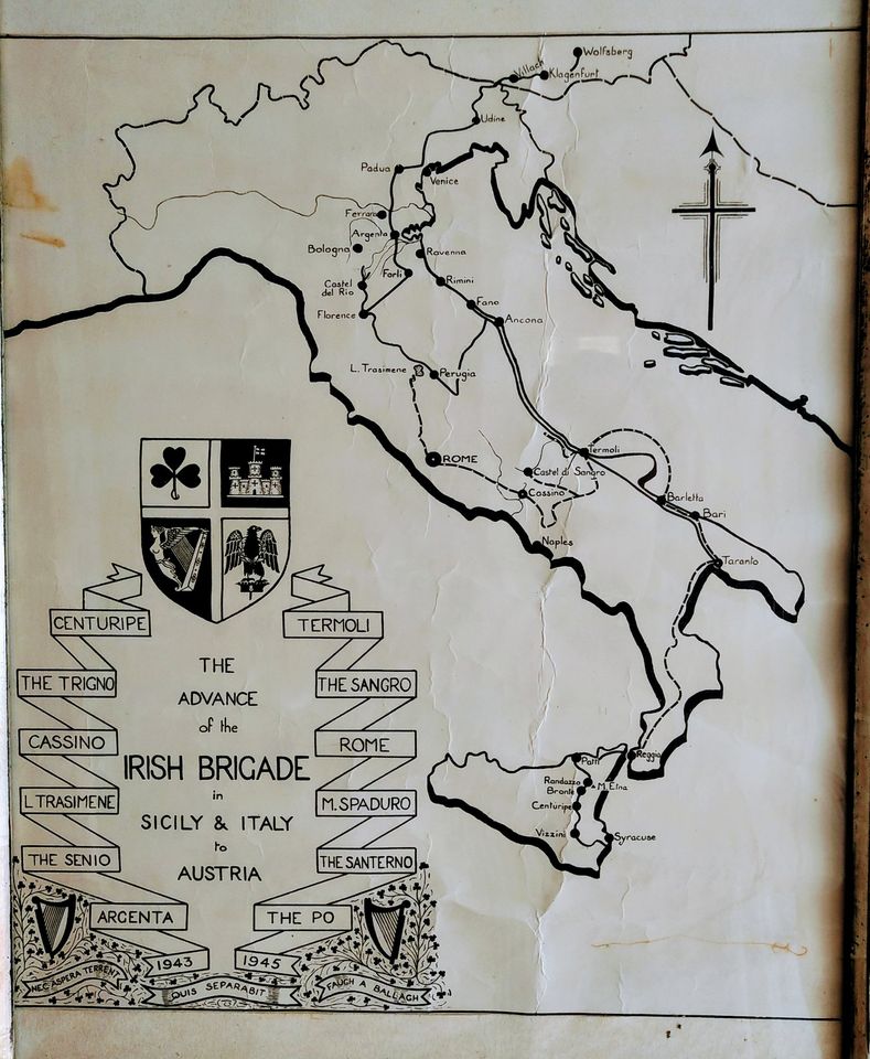 The Advance of the Irish Brigade in Sicily & Italy to Austria